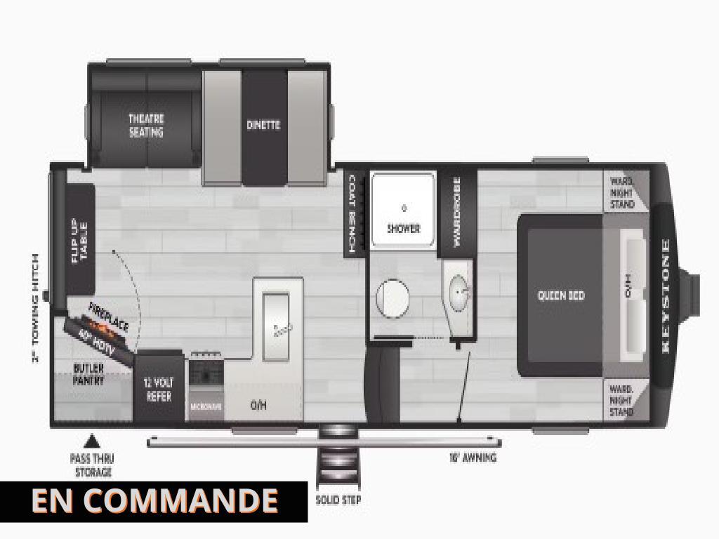 Caravane à sellette Keystone RV  2026 à vendre