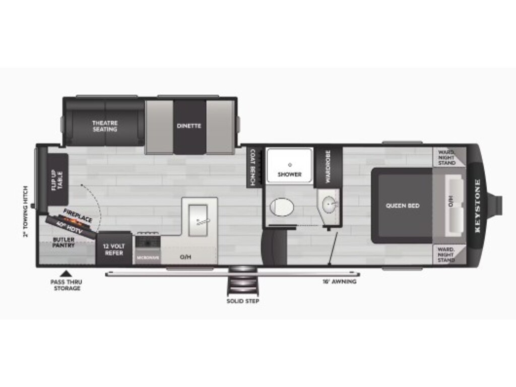 Caravane à sellette Keystone RV  2026 à vendre