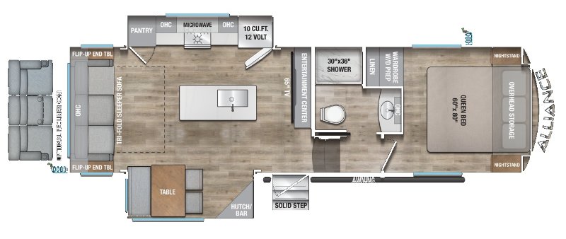 Caravane à sellette Alliance  2026 à vendre