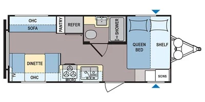 Roulotte Coleman  2016 à vendre