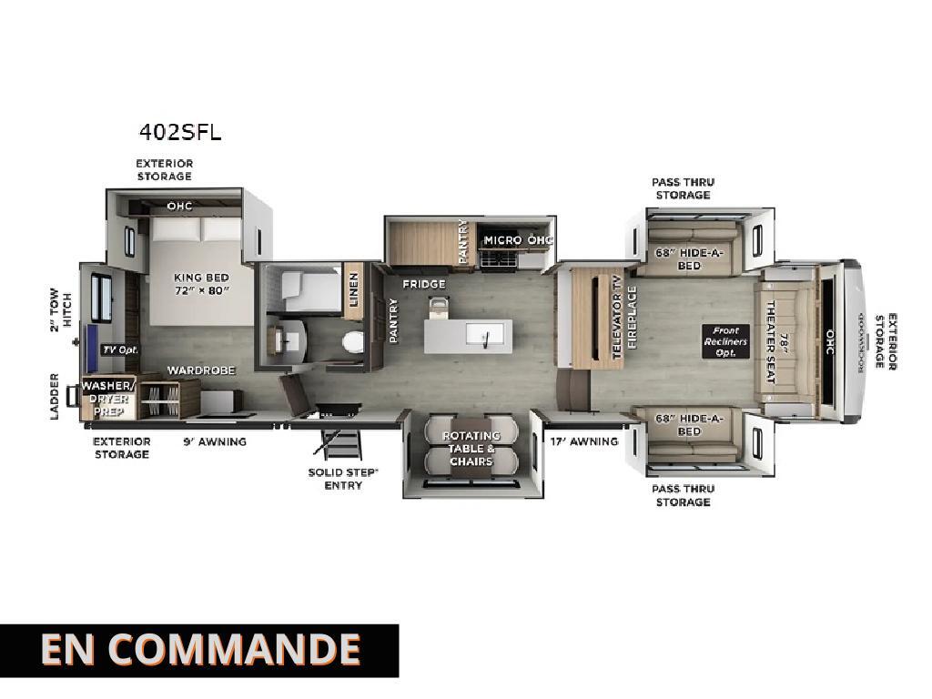 Caravane à sellette Rockwood  2026 à vendre