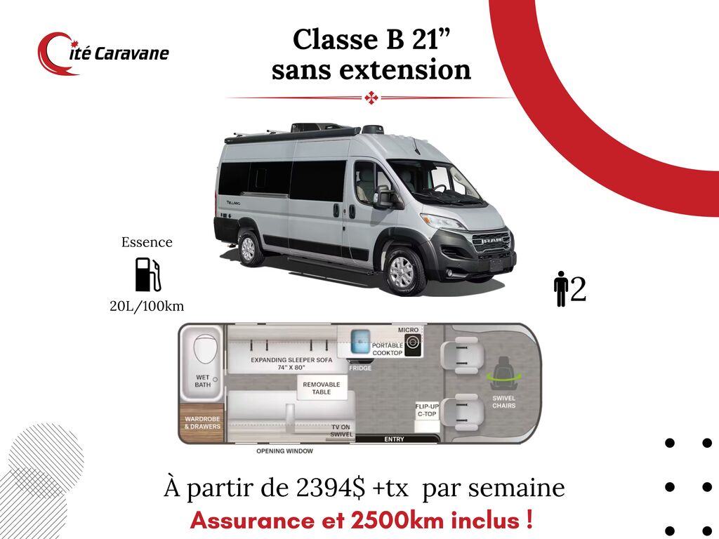 VR Classe B Thor Motor Coach  2023 à vendre
