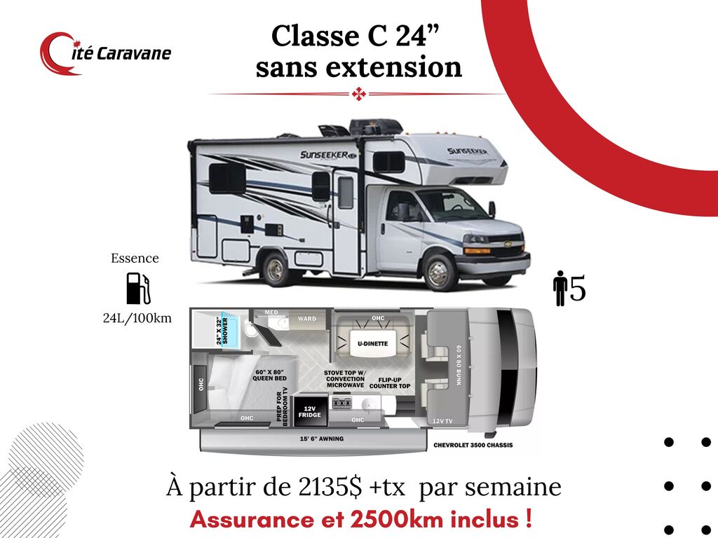 VR Classe C Thor Motor Coach  2023 à vendre