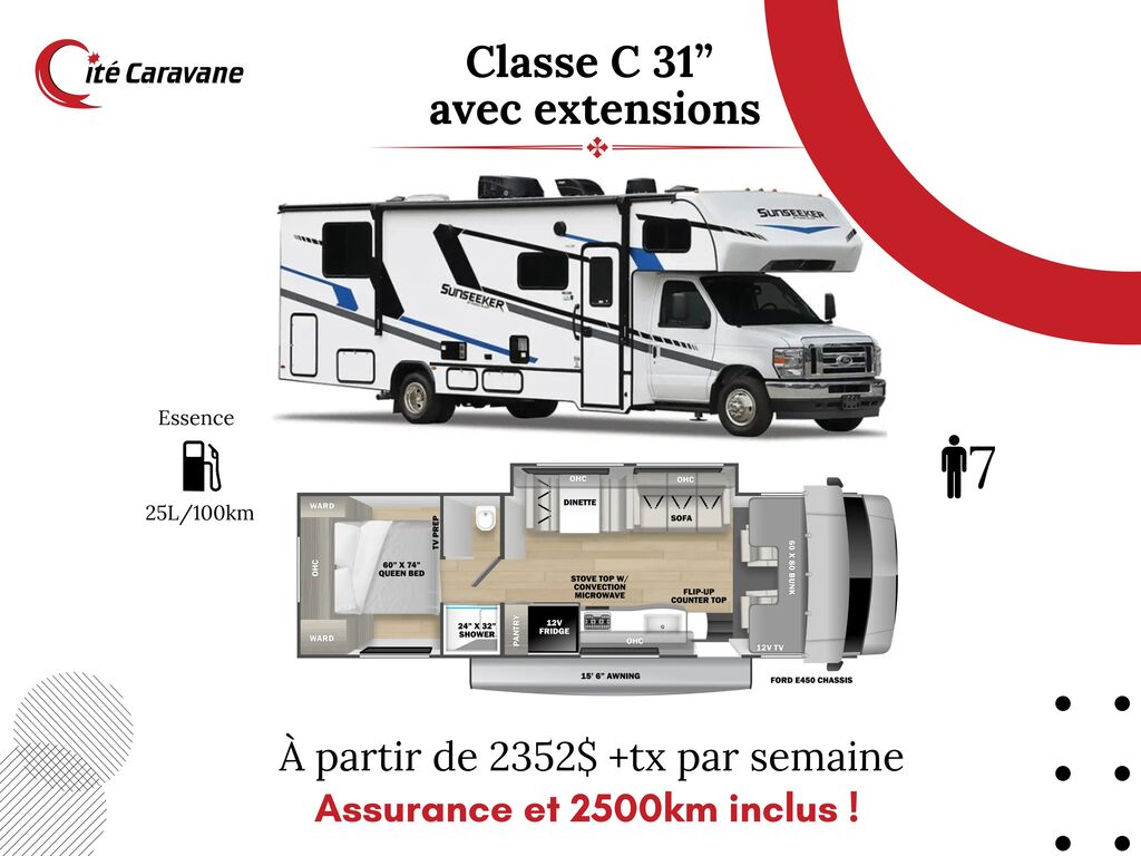 VR Classe C Forest River  2023 à vendre