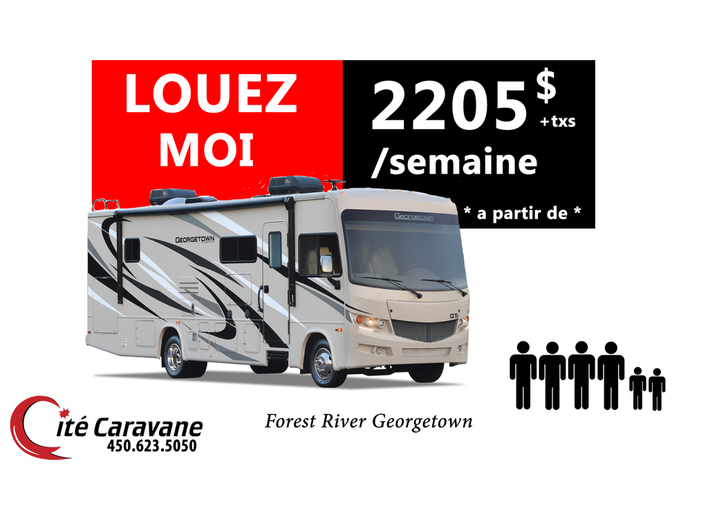 VR Classe A Forest River Georgetown 3 Series 2019 à vendre